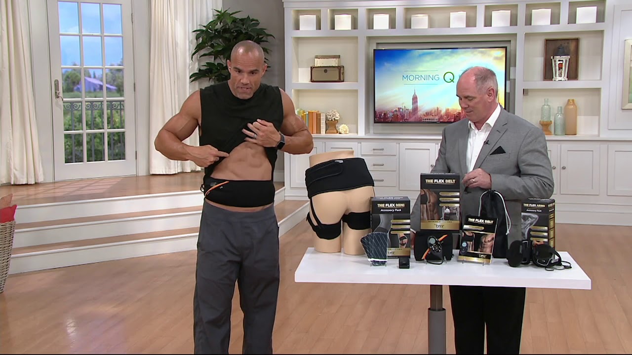 The Flex Belt Ab Toning Belt w/ Choice of Arms or Bottom Muscle Toning on  QVC 