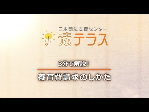 3分で解説！養育費請求のしかた