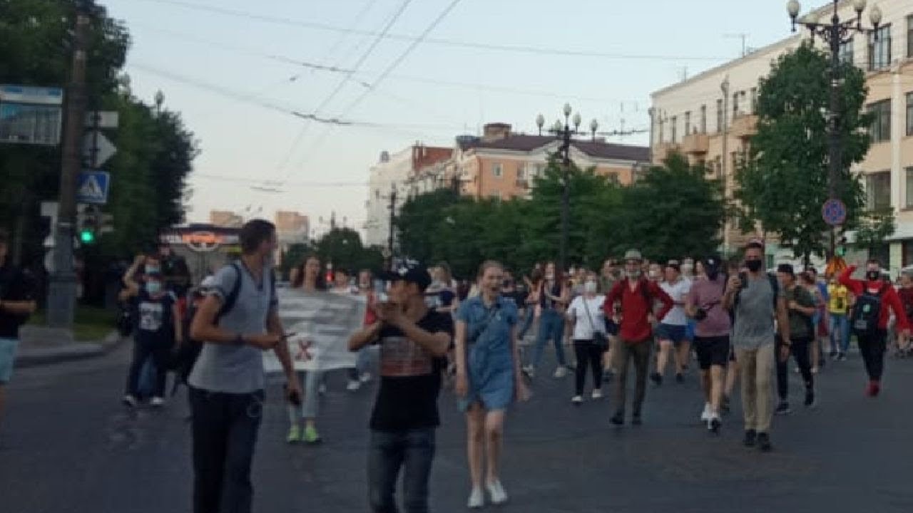 Протесты в Хабаровске в поддержку губернатора Сергея Фургала.День шестой / LIVE 16.07.20