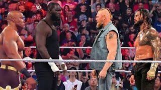 WWE 6 May 2024 Roman Reigns VS. Brock Lesnar VS. Omos VS. Bobby Lashley VS. All Raw Smackdown