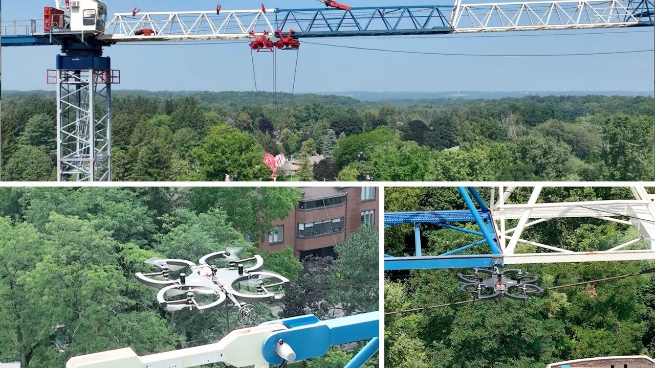 First crane NDT drone scan in Canada - DroneJob.co