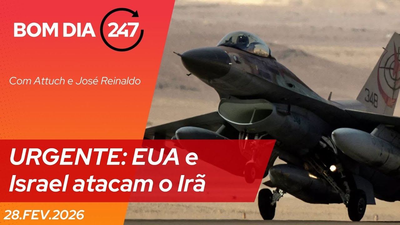 Bom dia 247 extra: URGENTE. EUA E ISRAEL ATACAM O IRÃ