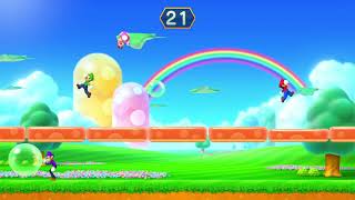 Mario Party 10 - Bubble Squabble - Toadette Me, Mario And Luigi Vs Waluigi