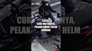 MOTORBIKE FAILED TO GET HELMET WAS STOLEN