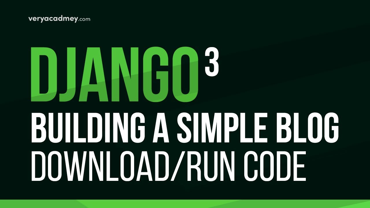 Building a Simple Blog Series Support - Download, Install and Run the ...