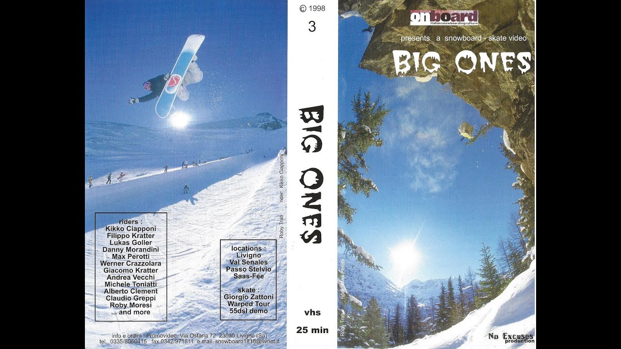 Big Ones 1998 video di snowboard