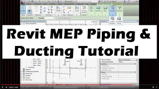 Revit MEP Piping &amp; Ducting Tutorial