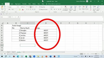 Cara Mengatasi Rumus Pada Microsoft Excel Jadi REF (#REF!)