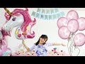 MEU ANIVERSÁRIO DE 10 ANOS | UNICÓRNIOS ★ Decoração da Minha Festa Magical Unicorns no Canadá