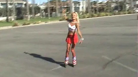 Cute California Skating Girl Debbie Merrill.wmv
