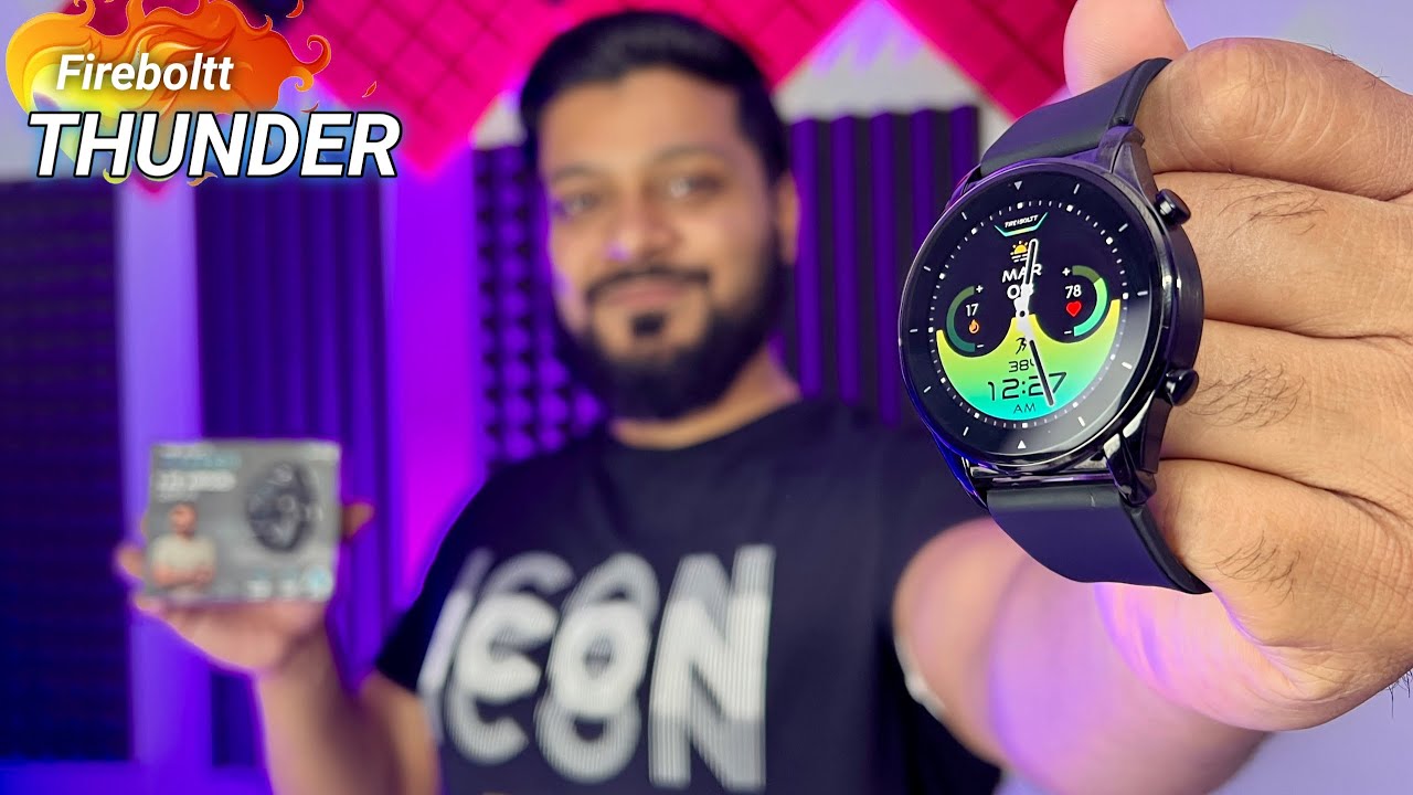 Fireboltt Thunder Review 🔥 | AMOLED display ,voice assistant , BT Calling