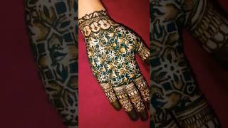 front hand unique and trending mehndi design #henna #tutorial #viral #subscribe