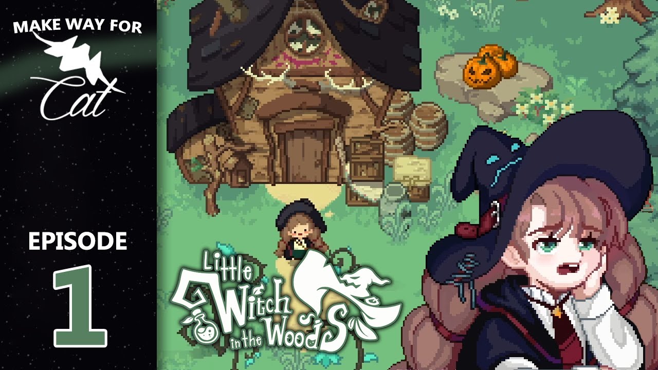 Bored Witch Starts Adventure | LITTLE WITCH IN THE WOODS | Ep 1 - YouTube