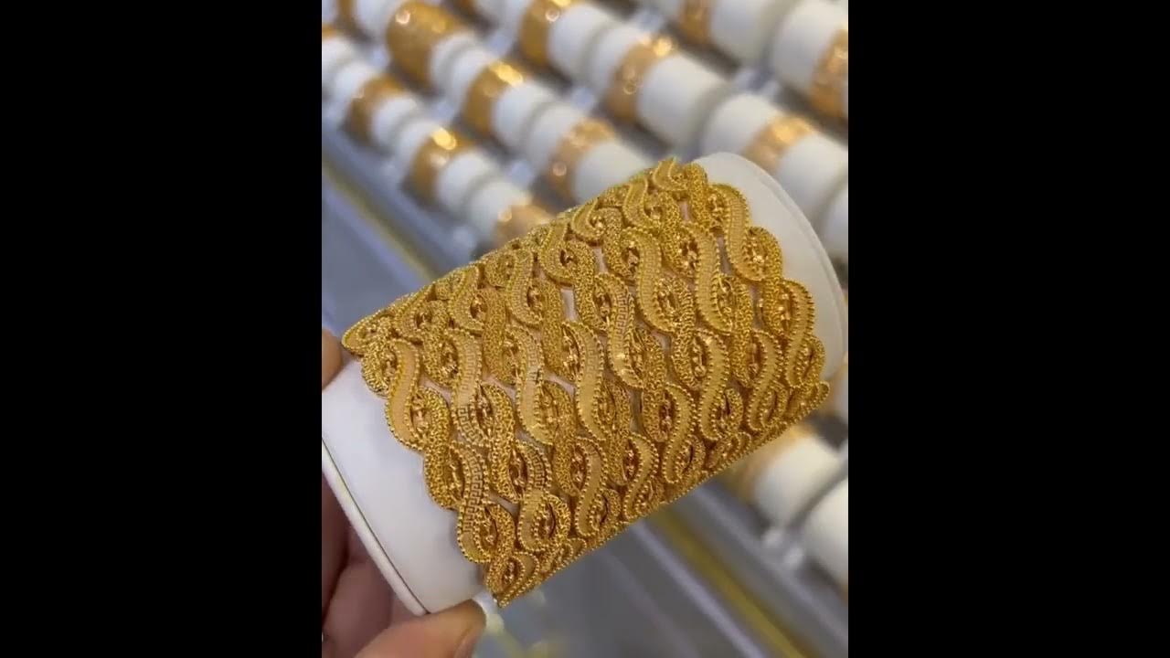 2025 Collection of Light Weight Gold Bangles Designs Latest Gold Bala