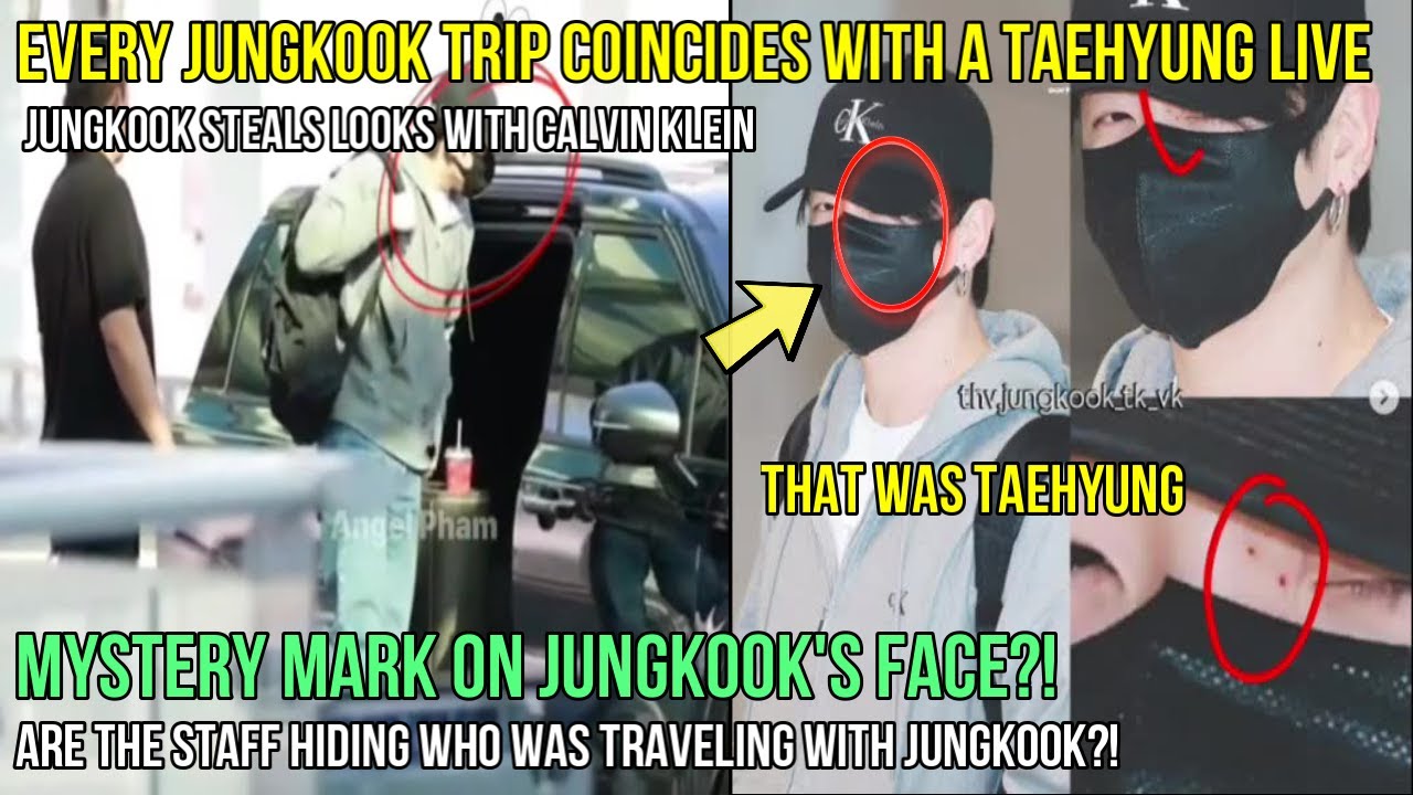 JUNGKOOK’s new PIERCING A SIGN for TAEHYUNG?! 😱 WHO was in the CAR? 🚗