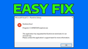 How To Fix Microsoft Visual C++ Runtime Library Error (When Power Adapter is Removed) in Windows