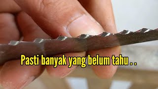 How to sharpen a hand saw and open the saw blade
