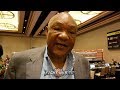 GEORGE FOREMAN "MY FAV FIGHTER IS CANELO! HE'S THE BEST FIGHTER IN THE WORLD NOW"