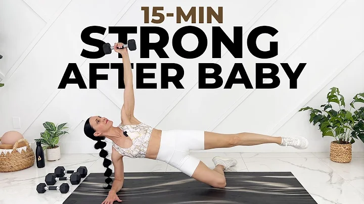 Full Body Postpartum Dumbbell Workout - Super Efficient 🔥 Only 15-Min!!