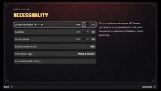 How to turn On Off Screen Naration Voice Talking Minecraft Dungeons Ui Story