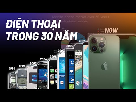 Xem lại thị trường điện thoại di động đã thay đổi trong 30 năm như thế nào?