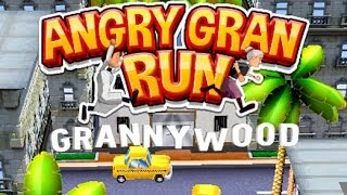 Juegos de Habilidad : Angry Gran Run Grannywood Kiz10.com screenshot 2