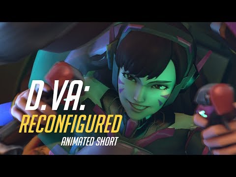 Video: Overwatch D. Va Animirana Kratka I Korejska Karta Busana