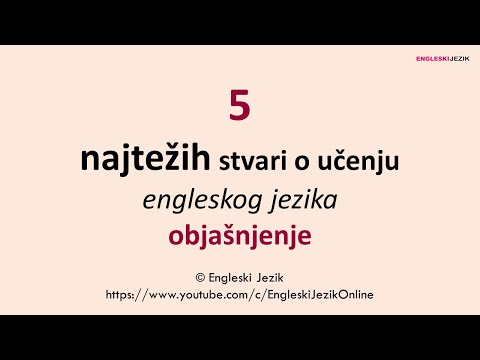 Video: Uloga Motivacije U Učenju Engleskog Jezika