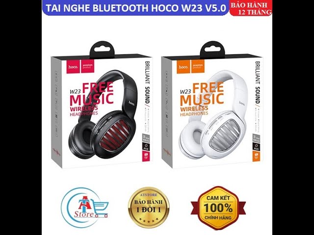 Tai Nghe Chụp Tai Bluetooth Hoco W23 V5.0 Chính Hãng - Pin Trâu