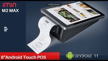 IMIN 8" ANDROID TOUCH POS FOR JEWELLERY ESTIMATE PRINTING IN RETAIL SHOWROOMS