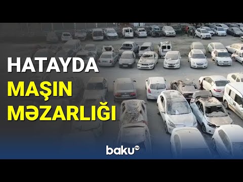 Hatayda maşın məzarlığı