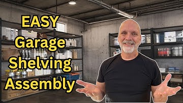 Hoe je een garageplank van Amazon in elkaar zet | Eenvoudige doe-het-zelf metalen plankbouw