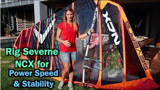 HOW TO RIG THE SEVERNE NCX FREE RACE SAIL ~ Windsurf race Performance, Power, Speed, Stability, Fun!