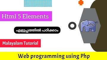 Html Elements |Web programming using Php| Malayalam Tutorial