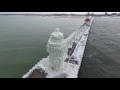 RAW Non-Edited 360 Footage St. Joe Lighthouse Michigan