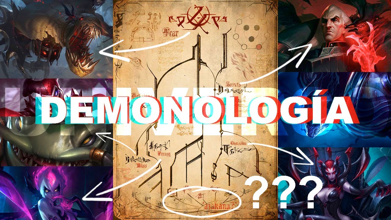 GENEALOGÍA DE LOS DEMONIOS Y UN POSIBLE NUEVO CAMPEÓN: ´AZAKANA | Universo Lol con Halo