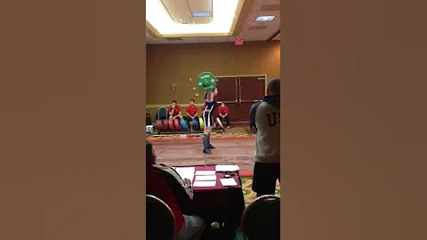 April McFarland Mundt 37kg Snatch at 2012 American...