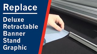 How to Replace Deluxe Retractable Banner Stand Graphic - Tex Visions