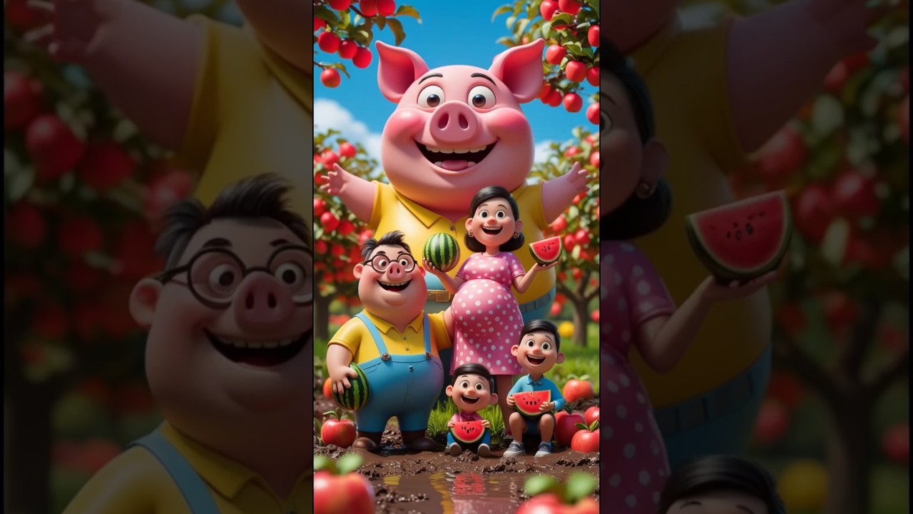 ❤️Evolution of pig:the the pig and two man and pragent part7🥰King jilky✅