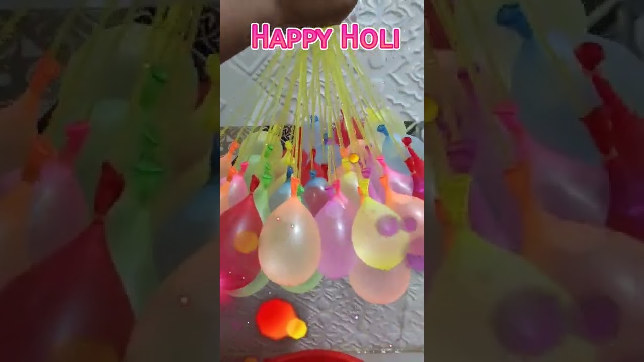 AUTO FILLING WATER BALLOONS | Holi balloons | Holi  Magic Balloons | Holi testing😍