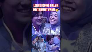 LESLAR WINS TROPHIES AT THE INFOTAINMENT AWARDS🥳 #leslar #lestikejora #baby #cute #leslarsingapura