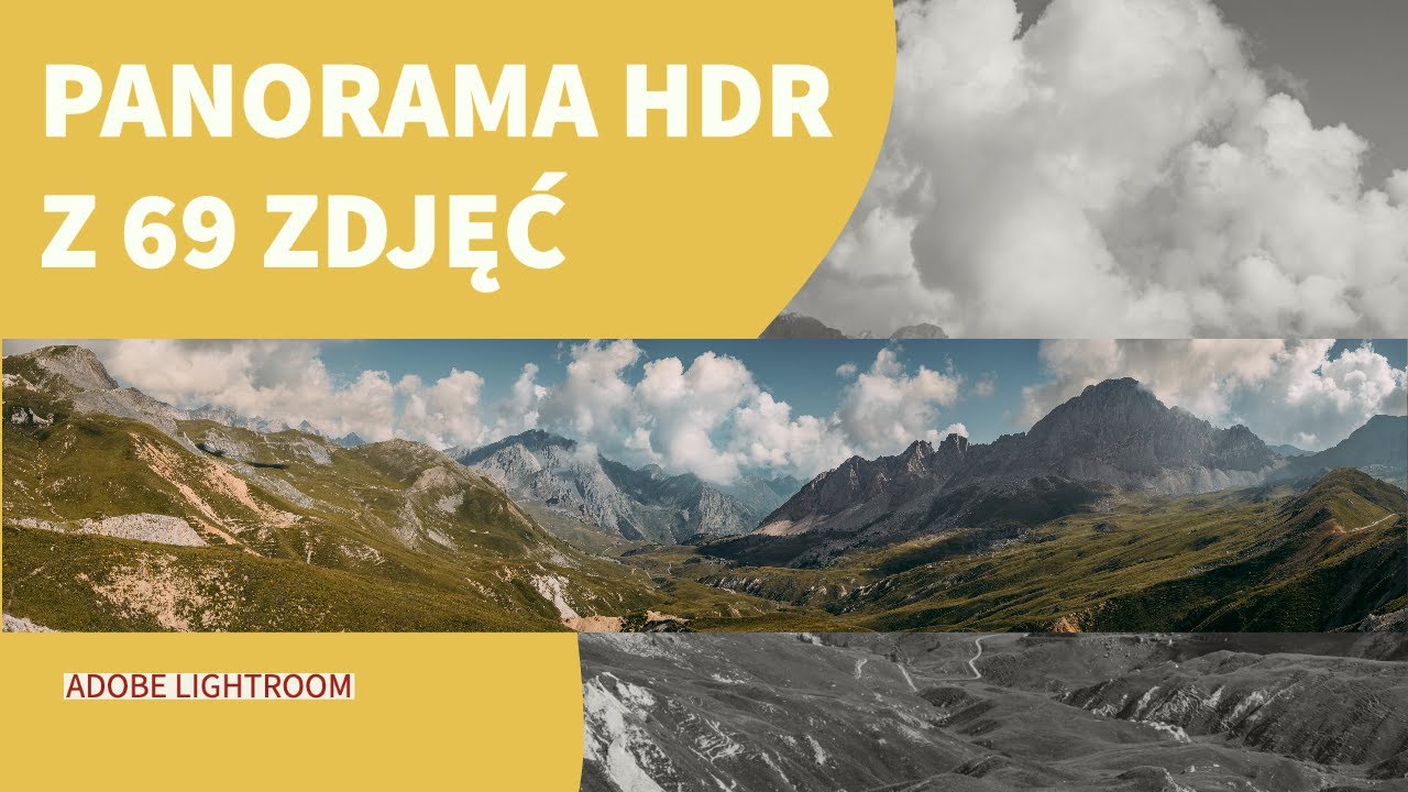 Składanie PANORAMA HDR w ADOBE LIGHTROOM z 69 zdjęć ;)
