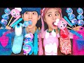 ASMR ICE CREAM PINK BLUE PARTY 다양한 핑크 블루 아이스크림 젤리 먹방 DESSERTS JELLY CANDY MUKBANG EATING SOUNDS 咀嚼音