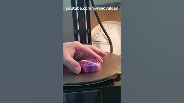 Fidget Spinner Toy 3D Printed Time lapse