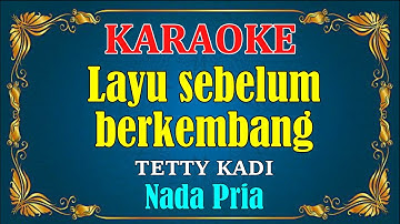 LAYU SEBELUM BERKEMBANG - Tetty kadi [ KARAOKE ] Nada Pria