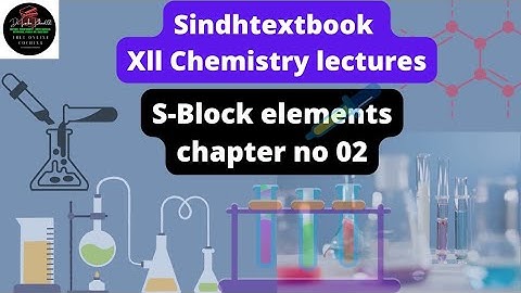 Chemical properties of S-Block elements #Inorganic #Xll