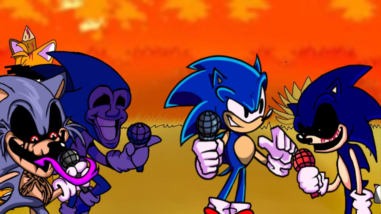 Sonic meets sonic exe And cd sonic And Lord X - YouTube