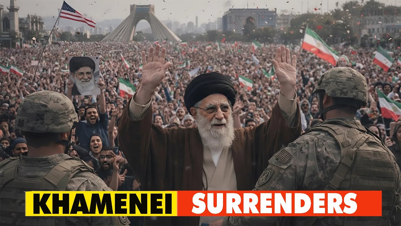 ENDGAME IRAN: Khamenei Capitulates to the U.S., Millions Flood the Streets
