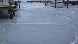 Walking on Strynø harbour