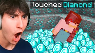 If I Touch Diamonds, I Die in Hardcore Minecraft